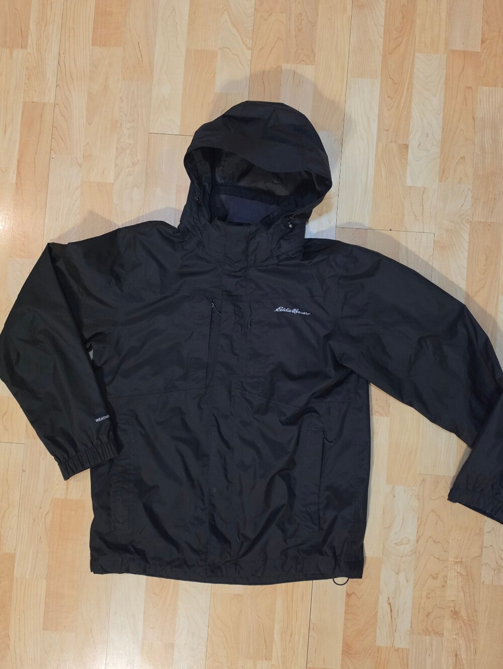 Eddie Bauer Men's Black Lightweight Jacket Size Medium M Pre-owned